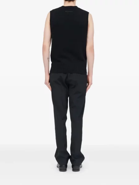 Vestă Mm6 Maison Margiela de lână negru