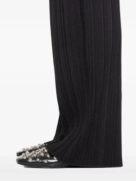 Pantaloni Forte_forte din crep negru