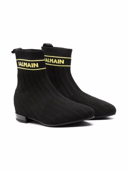 Buty do kostki dziecięce Balmain czarne