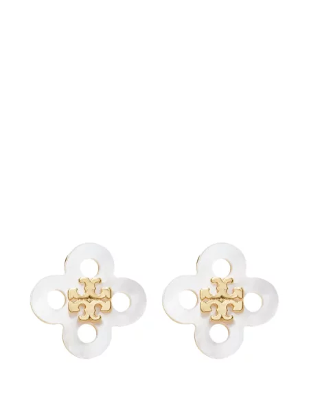 Cercei Tory Burch alb