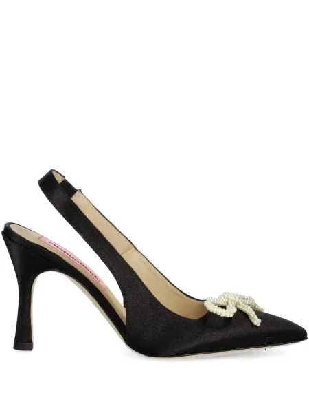 Pantofi cu toc Custommade slingback negru