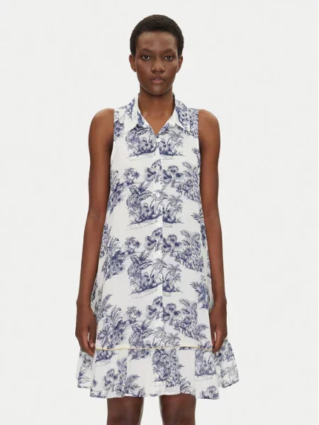 Iconique Košilové šaty bílá