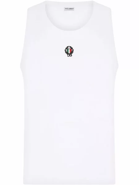 Șosete Dolce & Gabbana cu broderie alb