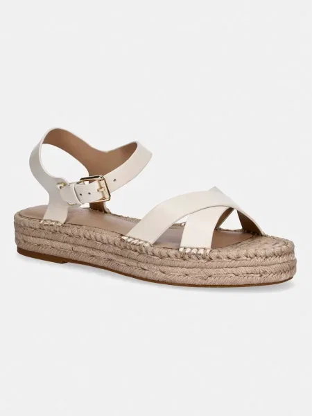 Lauren Ralph Lauren espadrile de damă din piele Emeryn bej