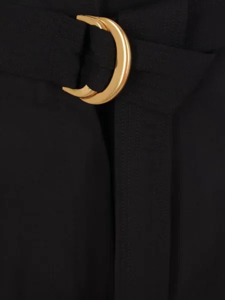 Cu centură pantaloni Max Mara negru