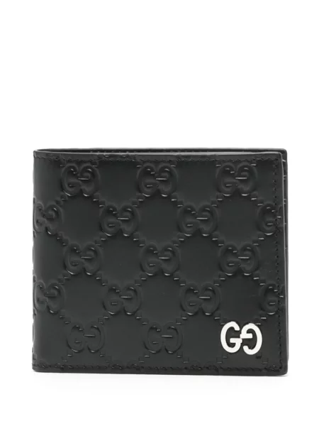 Kožená peněženka Gucci černá