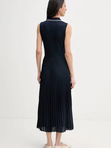 Sukienka casualowa taliowana z mieszanki bawełny Tommy Hilfiger