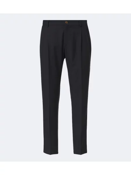 Pantaloni Dolce&gabbana de lână albastru