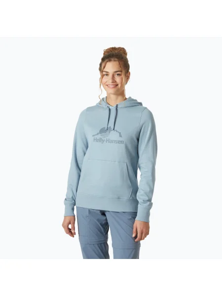 Bluză pentru femei Helly Hansen Nord Graphic Pullover Hoodie windy blue albastru