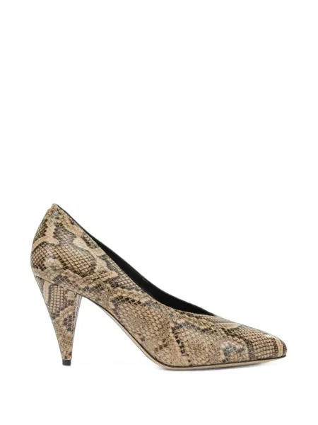 Pantofi cu toc Casadei din piele cu model piele de șarpe