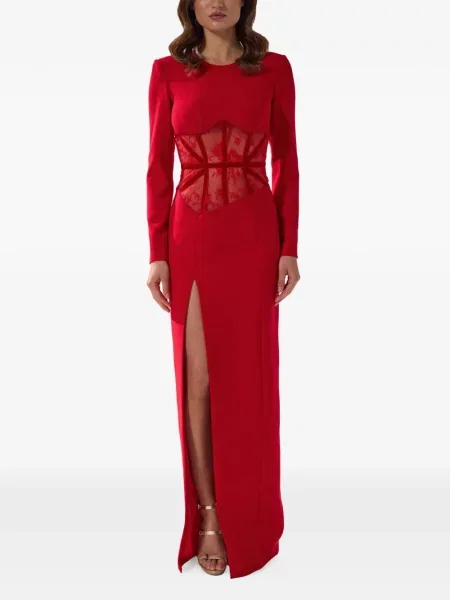 Rochie Silk Love & Lace de mătase roșu