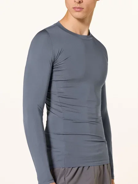 T-shirt adidas x entire studios Techfit Training Long sleeve Granite S szara