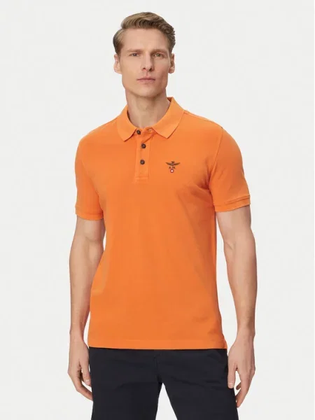 Aeronautica Militare Polo jasny pomarańczowy