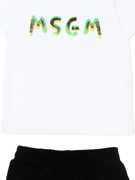 Komplet dresowy dziecięcy Msgm biały