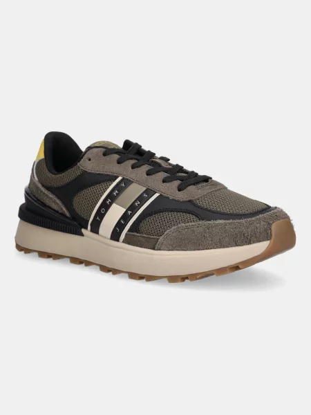 Маратонки Tommy Jeans TJM TECHNICAL RUNNER ESS черно