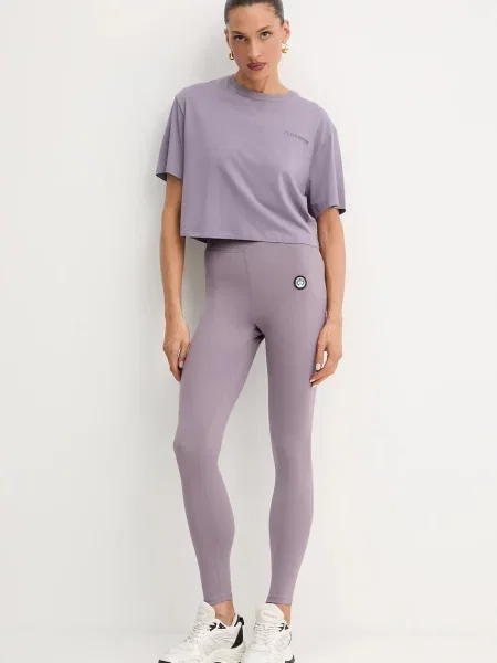 Легінси PLEIN SPORT однотонна SAEC фіолетовий