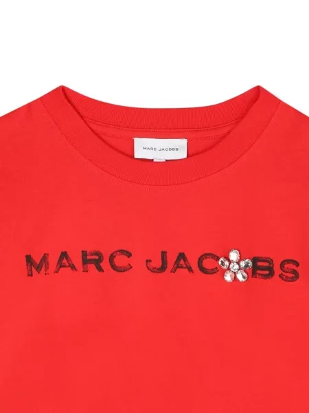 Dětské top Marc Jacobs červený
