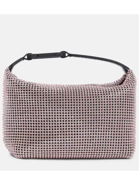 Usnjena pisemska torbica Eera roza