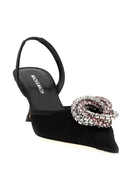 Pantofi cu toc Mach & Mach negru