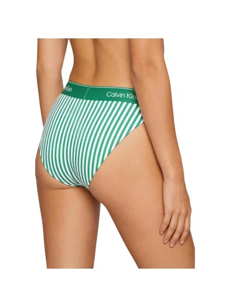 Calvin Klein Swimwear Bikini partea de jos verde