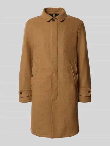 Płaszcz wełniany z kołnierzykiem typu kent Polo Ralph Lauren