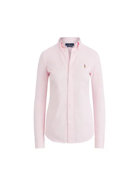 Polo Ralph Lauren Bluzki Kobieta XS Miękka koszula z dżerseju Heidi różowy