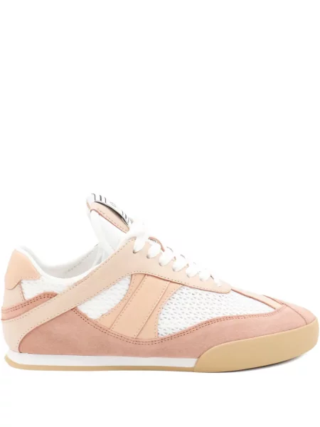 Sneakerși Chloé din piele de căprioară roz