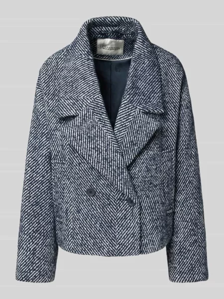 Kurtka o kroju regular fit z dodatkiem wełny model ‘Maggie’ My Essential Wardrobe czarna