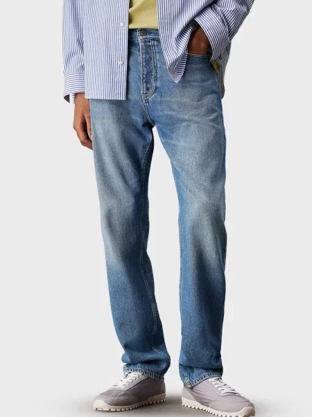 Прямі джинси Calvin Klein Jeans сині