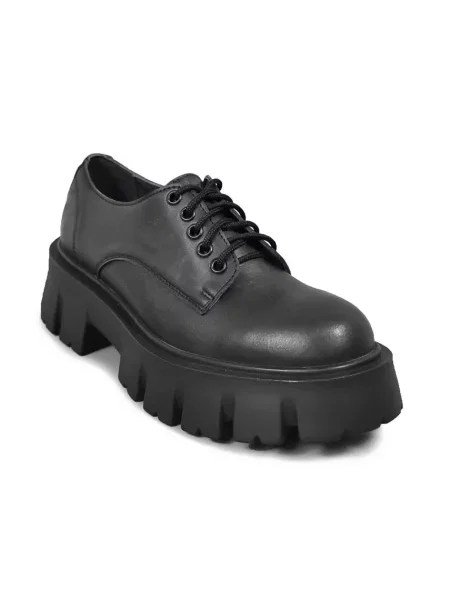 Poltopánky Altercore DEIDRA VEGAN BLACK PATENT čierna
