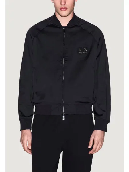 ARMANI EXCHANGE Prehodna jakna črna