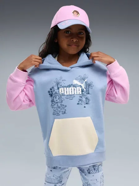Дитяче Худі PUMA x Dora Hoodie комбінований верх синій