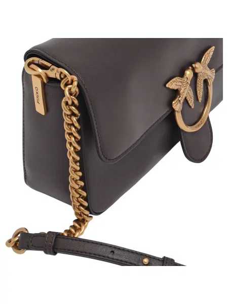 Crossbody kabelka Pinko hnedá
