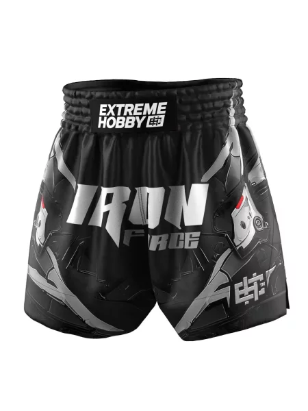 Spodenki Muay Thai EXTREME HOBBY IRON FORCE białe
