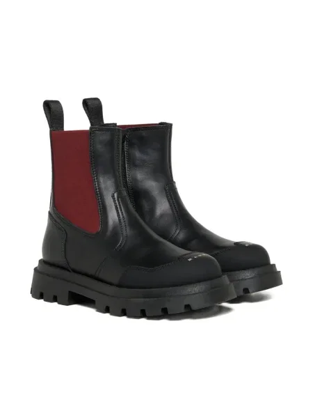 Buty do kostki dziecięce Marni czarne