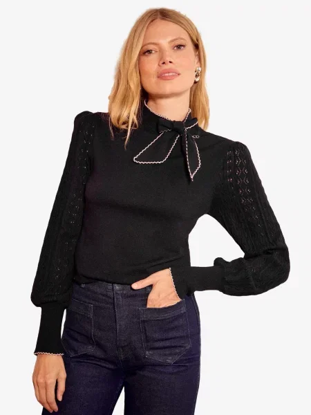 Love & roses Pulover negru