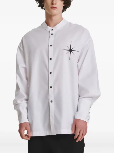 Риза Irina Voinea бродирана бяло