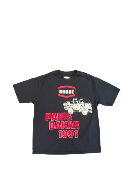 Tricou Rhude cu imagine negru