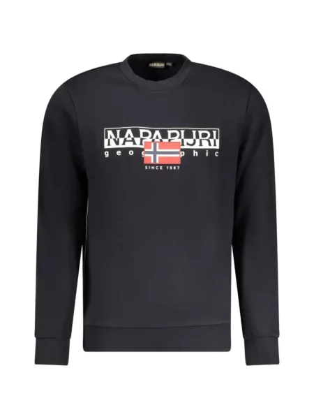 Hanorac Napapijri cu imagine negru