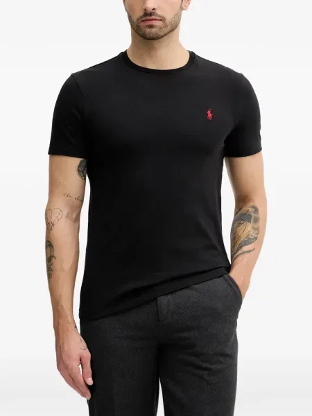 Bőr húzózsinór pólóing Polo Ralph Lauren barna