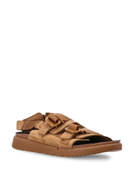 Dirželis sandalai Birkenstock su autografu ruda