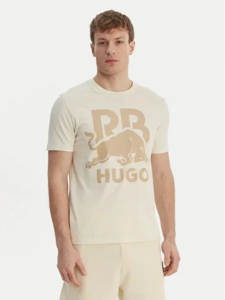 HUGO Póló Dlix_RB Ekru
