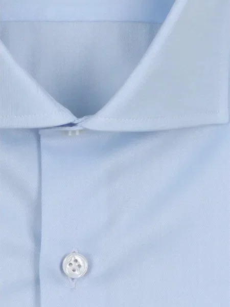 Cămașă Sonrisa din țesătură twill albastru