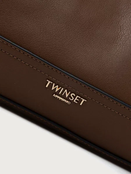 Кожаная сумка Twinset