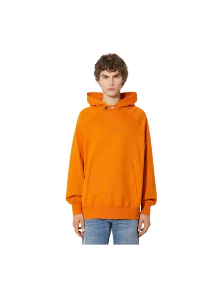 Bluza z kapturem Vans z kapturem pomarańczowa