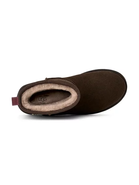 Замшеві чоботи UGG Classic Mini GTX коричневий