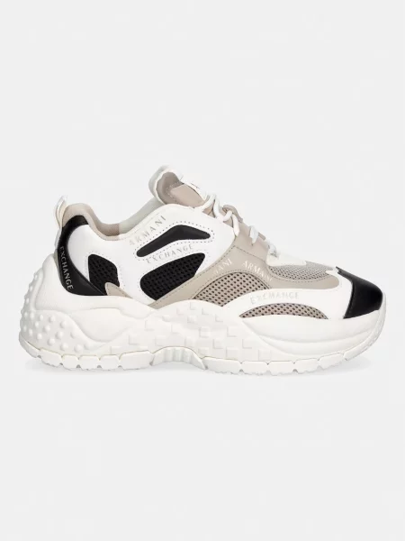 Armani Exchange sneakers pentru femei bej