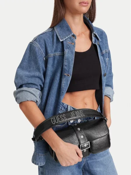 Torbica Guess Jeans crna
