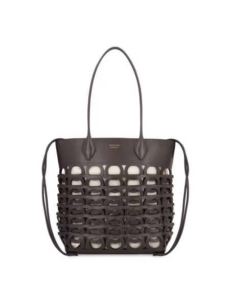 Shopperka Salvatore Ferragamo brązowa