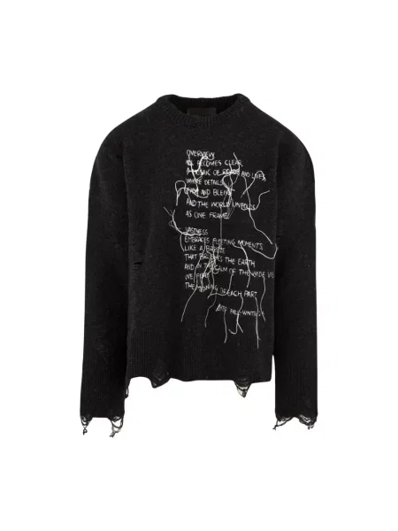 Sweter Akep wełniany czarny